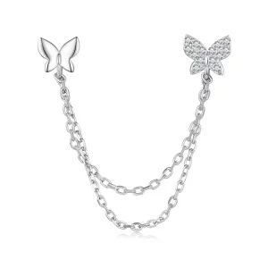 Pandora Stijl Vlinder Oorstekers - BSE876 (afbeelding voor) Pandora Stijl Vlinder Oorstekers - BSE876