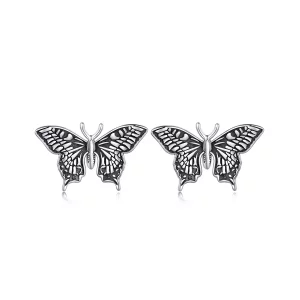 (afbeelding voor) Pandora-stijl Vlinder Studs Oorbellen - SCE1637