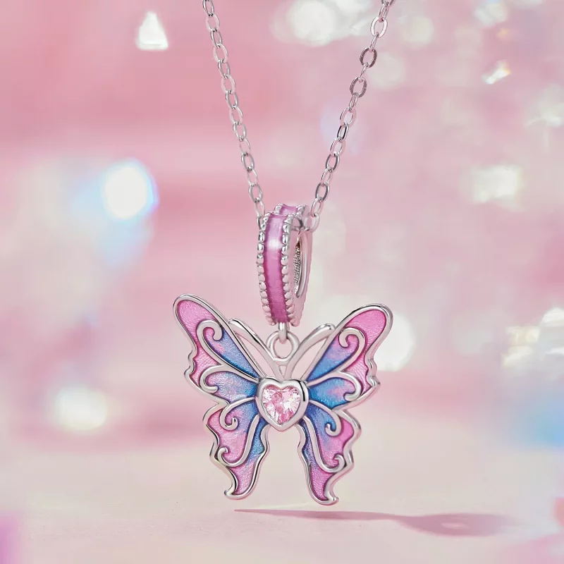 (afbeelding voor) Pandora-stijl Vlinderelf Dangle - SCC2472 - Bekijken 2