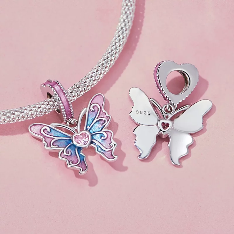 (afbeelding voor) Pandora-stijl Vlinderelf Dangle - SCC2472 - Bekijken 4