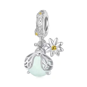 Pandora Stijl Vuurvlieg Lichtgevende Hanger - SCC2615 (afbeelding voor) Pandora Stijl Vuurvlieg Lichtgevende Hanger - SCC2615