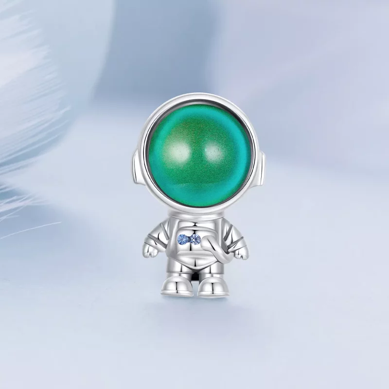 (afbeelding voor) Pandora Stijl Warmtegevoelige Astronaut Bedel - BSC578-CF - Bekijken 3