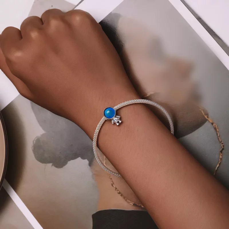 (afbeelding voor) Pandora Stijl Warmtegevoelige Astronaut Bedel - BSC578-CF - Bekijken 7