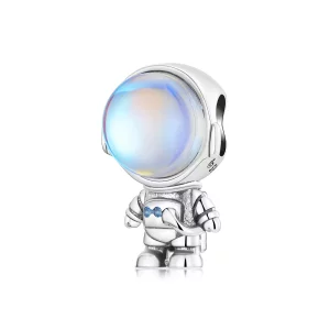 Pandora-stijl warmtegevoelige astronaut bedel - BSC578 (afbeelding voor) Pandora-stijl warmtegevoelige astronaut bedel - BSC578