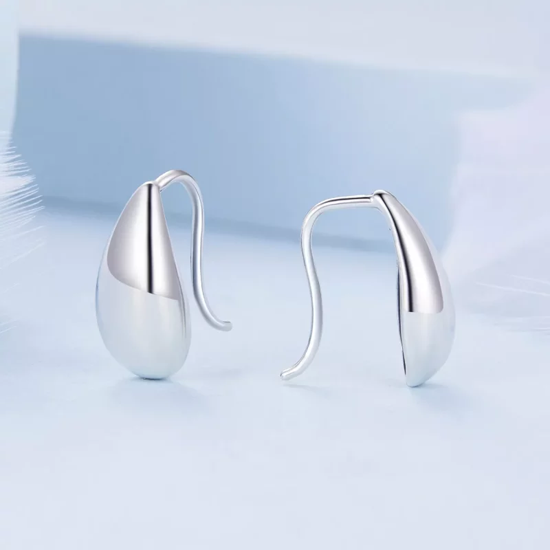 (afbeelding voor) Pandora stijl Waterdruppels Glans Stud Oorbellen - BSE869 - Bekijken 2