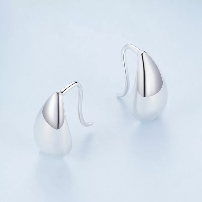 (afbeelding voor) Pandora stijl Waterdruppels Glans Stud Oorbellen - BSE869 - Bekijken 3