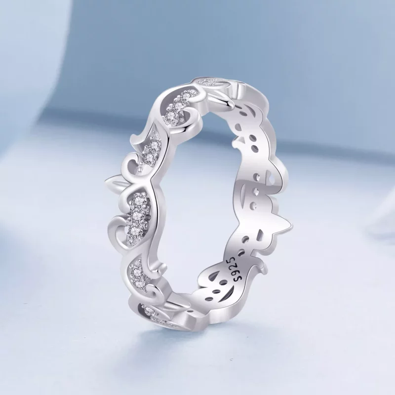 (afbeelding voor) Pandora Stijl Wijnrank Ring - BSR489 - Bekijken 2