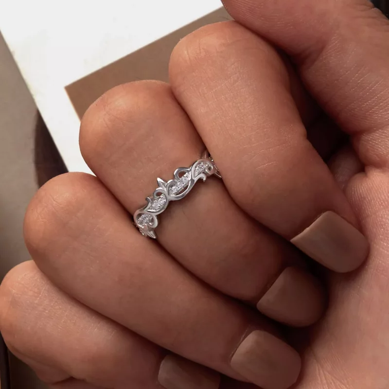 (afbeelding voor) Pandora Stijl Wijnrank Ring - BSR489 - Bekijken 6