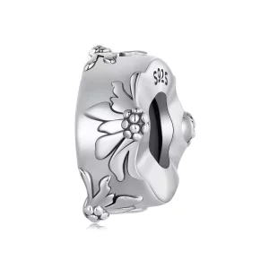 Pandora-stijl Wilde Chrysant Clip - SCC2574 (afbeelding voor) Pandora-stijl Wilde Chrysant Clip - SCC2574