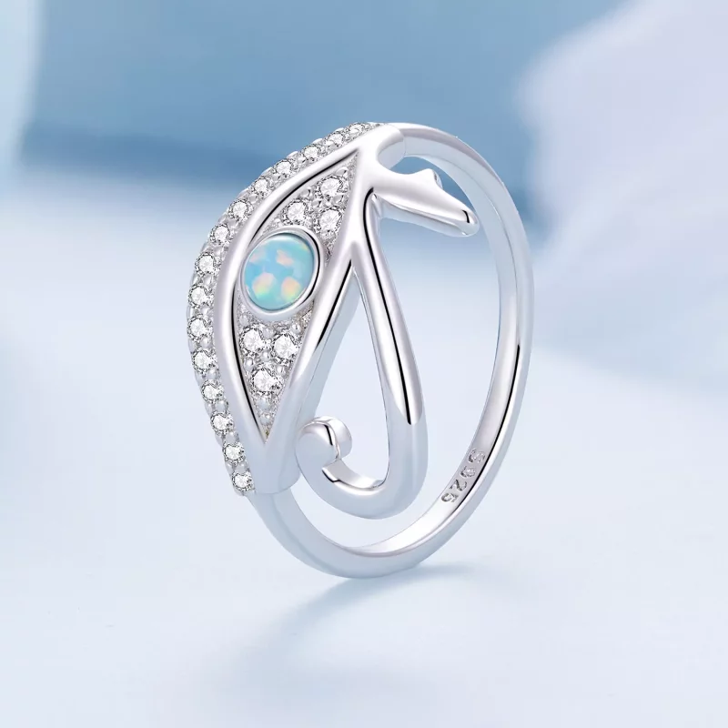 (afbeelding voor) Pandora Stijl Zircon Oog van Horus Ring - BSR403 - Bekijken 2