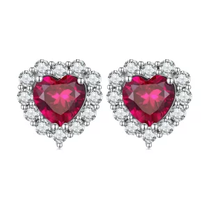 (afbeelding voor) Pandora-stijl Zirkonia Liefdesstuds Oorbellen - SCE1577