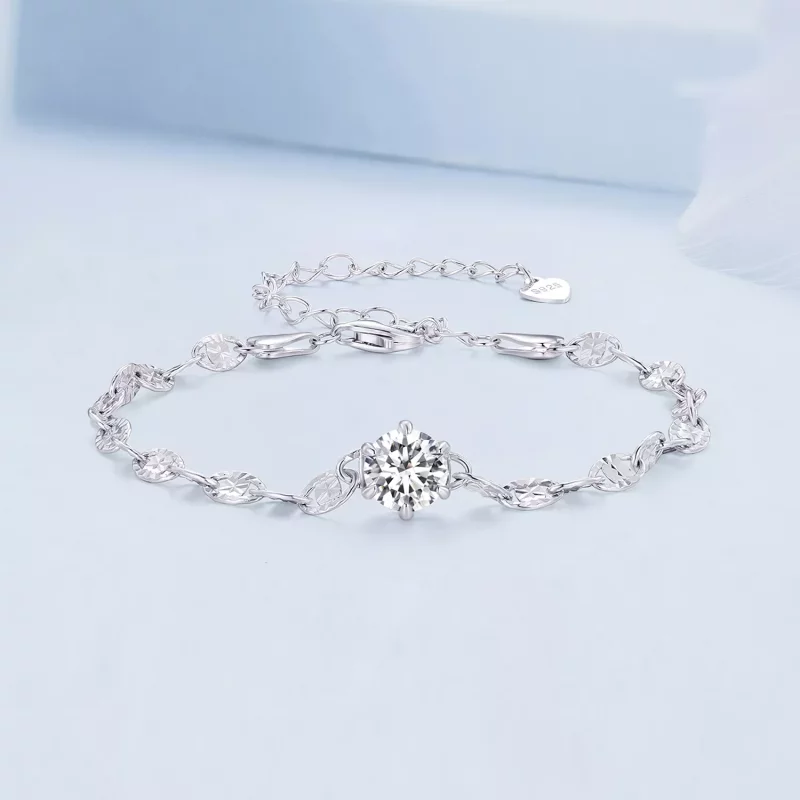 (afbeelding voor) Pandora Stijl Zirkoon Fijne Sprankelende Kettingarmband - BSB142 - Bekijken 3