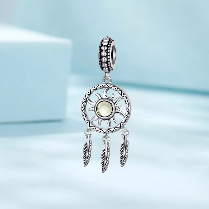 (afbeelding voor) Pandora-stijl Zon Dromenvanger Hanger - SCC2593 - Bekijken 2