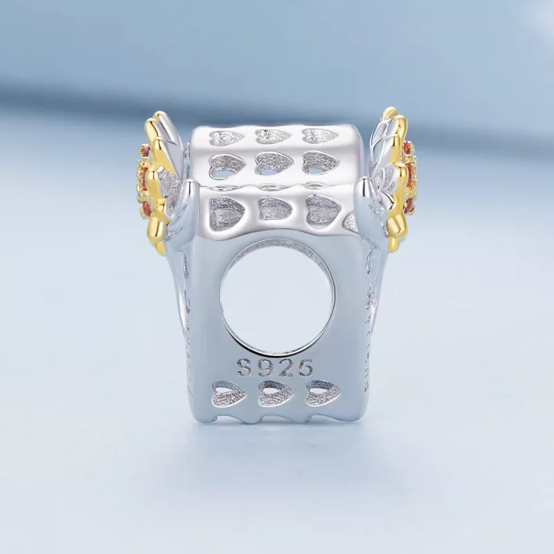 (afbeelding voor) Pandora-stijl Zonnebloembedel - BSC839 - Bekijken 3