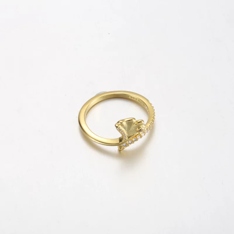 (afbeelding voor) Pandora Ginkgo 14k 镀金戒指 - 162444C01 - Bekijken 3