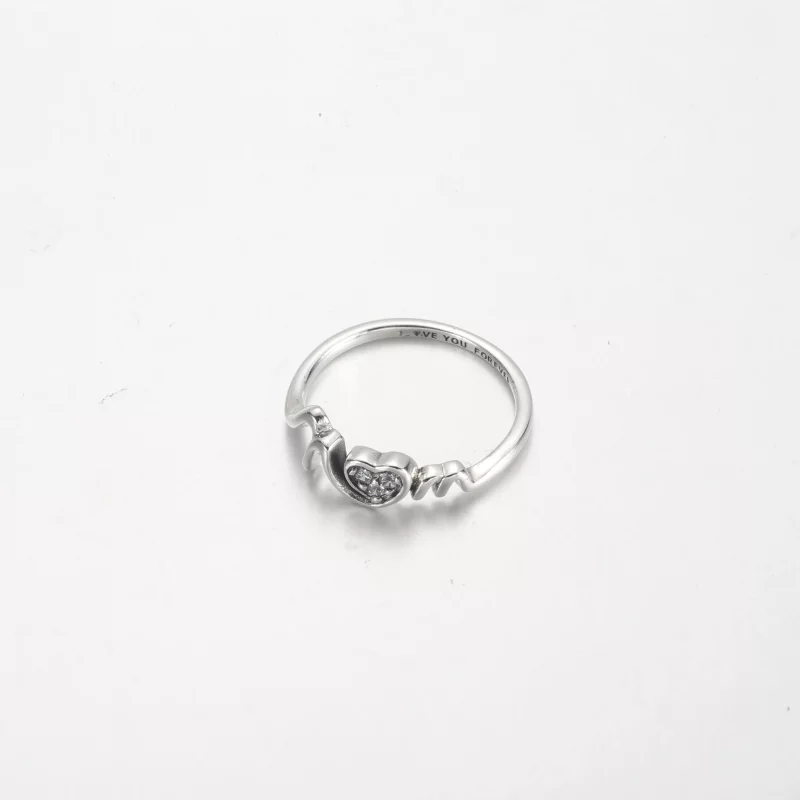 (afbeelding voor) Pandora Mom Pavé Hart Ring - 191149C01 - Bekijken 3