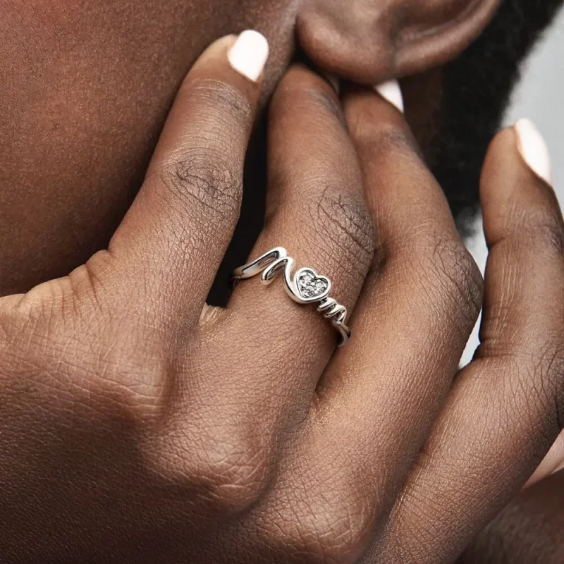 (afbeelding voor) Pandora Mom Pavé Hart Ring - 191149C01 - Bekijken 6