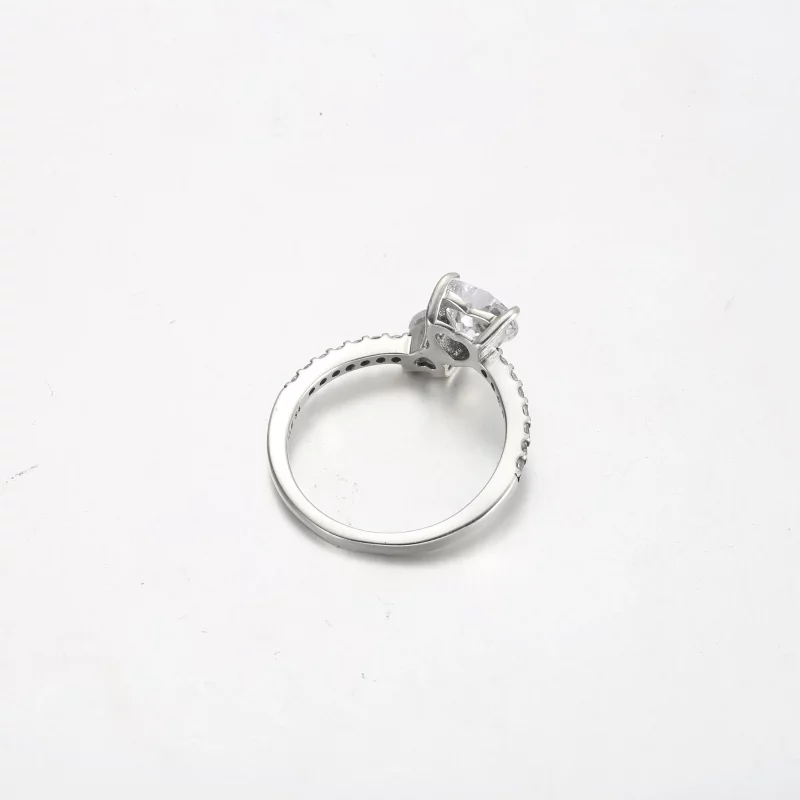 (afbeelding voor) Pandora Glinsterend Dubbelhart Ring - 191198C01 - Bekijken 3