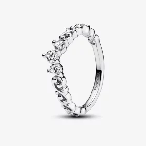 Pandora Regal Swirl Tiara Ring - 192232C01 (afbeelding voor) Pandora Regal Swirl Tiara Ring - 192232C01
