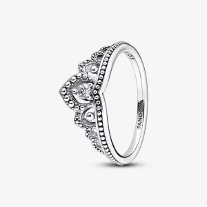 Pandora Regal Beaded Tiara Ring - 192233C01 (afbeelding voor) Pandora Regal Beaded Tiara Ring - 192233C01