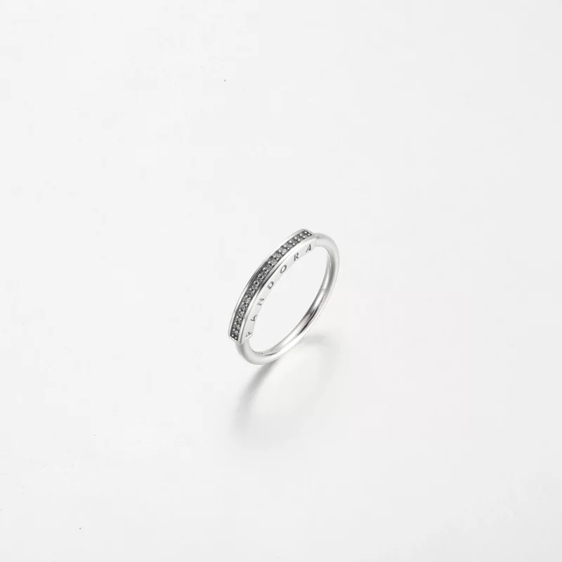 (afbeelding voor) Pandora Signature I-D Pavé Ring - 192283C01 - Bekijken 2