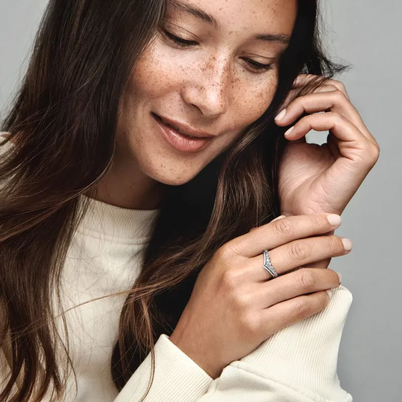 (afbeelding voor) Pandora Timeless Wish Floating Pavé Ring - 192320C01 - Bekijken 6