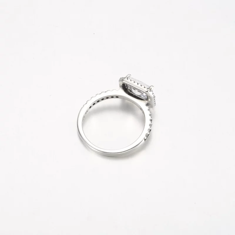 (afbeelding voor) Pandora Rechthoekige Sparkling Halo Ring - 192391C01 - Bekijken 4