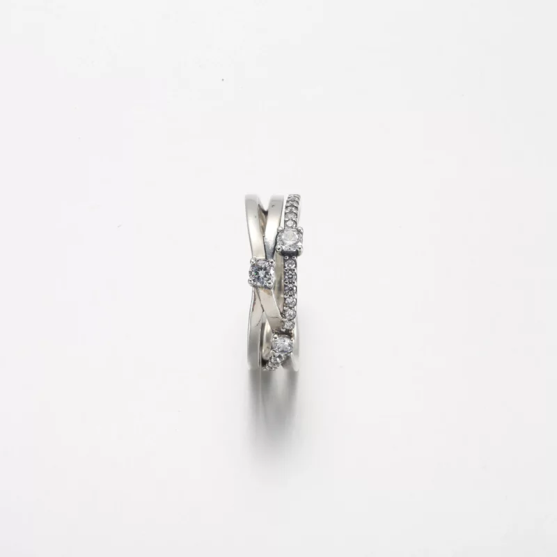 (afbeelding voor) Pandora Sparkling Triple Band Ring - 199400C01 - Bekijken 5