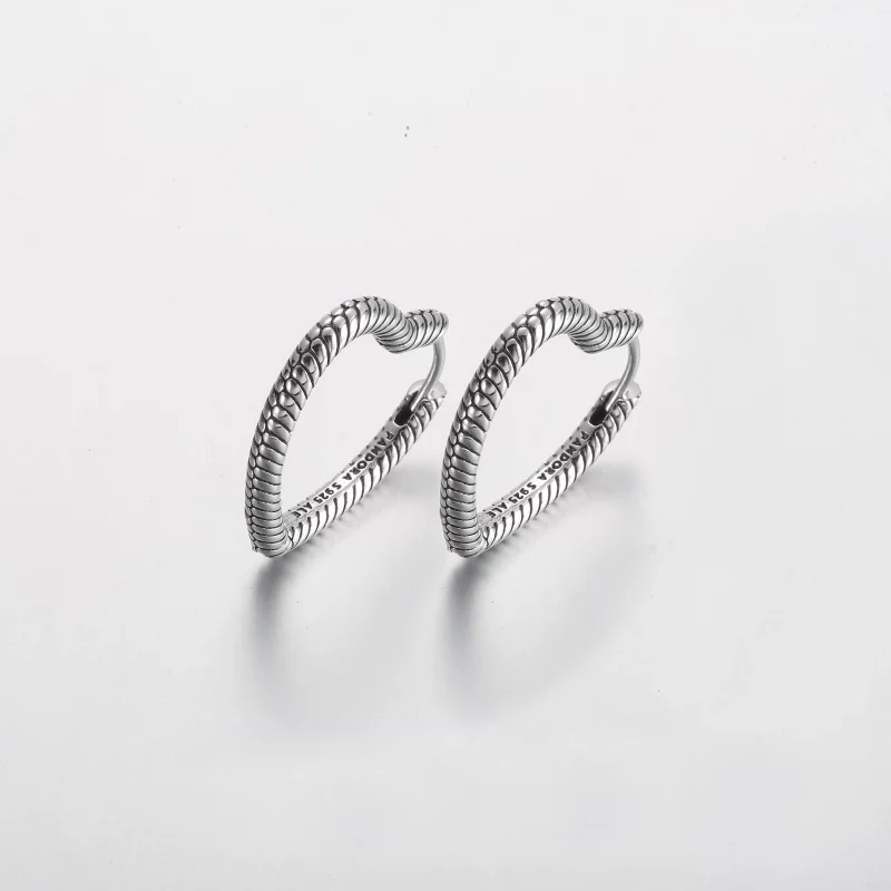 (afbeelding voor) Pandora Moments Hartcharm Oorbellen - 292236C00 - Bekijken 2