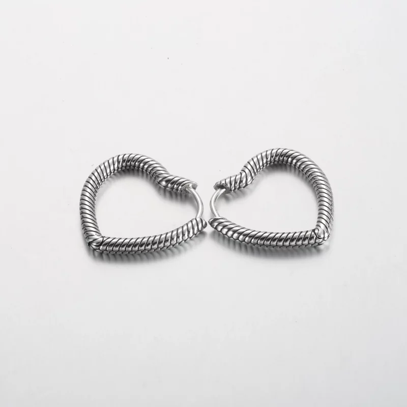 (afbeelding voor) Pandora Moments Hartcharm Oorbellen - 292236C00 - Bekijken 4