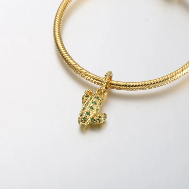 (afbeelding voor) Pandora Sparkling Desert Cactus Pendant - 361687C01 - Bekijken 4