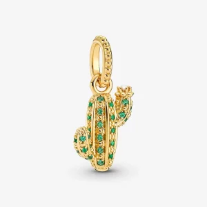 Pandora Sparkling Desert Cactus Pendant - 361687C01 (afbeelding voor) Pandora Sparkling Desert Cactus Pendant - 361687C01