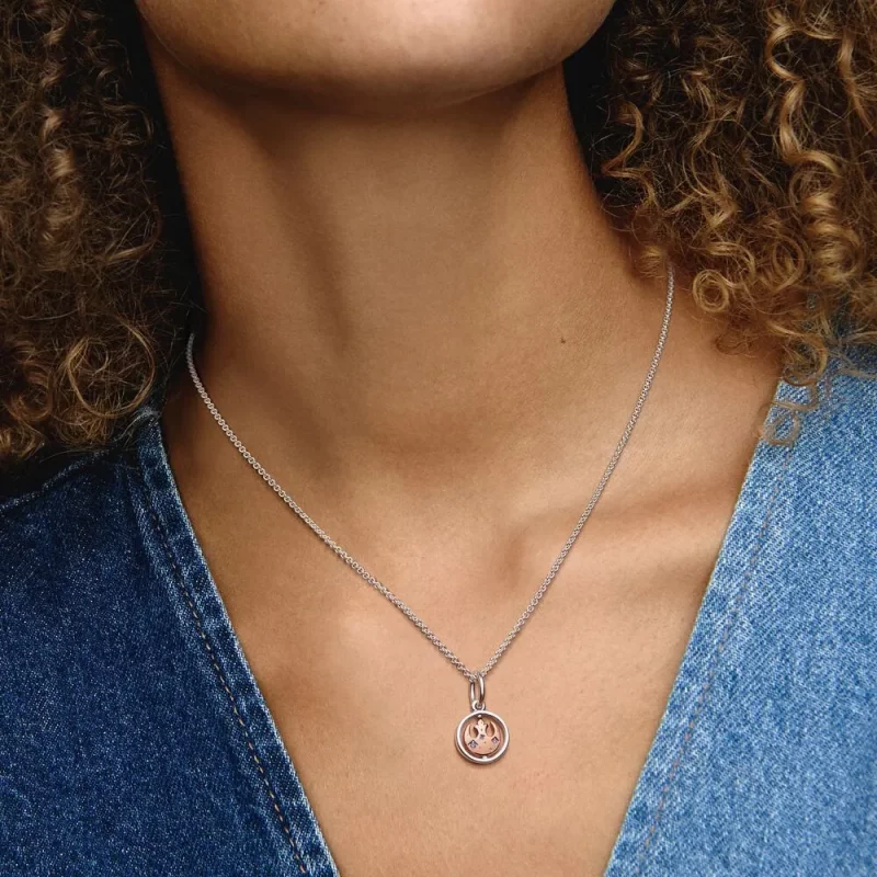 (afbeelding voor) Pandora Uit Het Assortiment 14K Rozenverguld Star Wars Rebel Alliance Symbool Dr - Bekijken 5