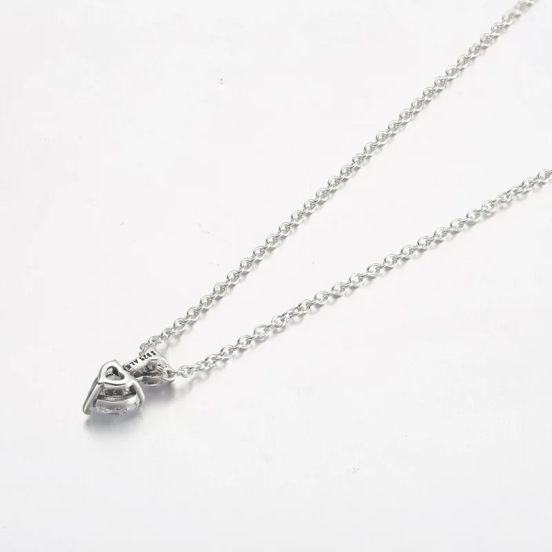 (afbeelding voor) Pandora Double Heart Pendant Sparkling Collier Ketting - 391229C01 - Bekijken 3