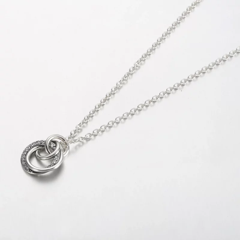 (afbeelding voor) Pandora Familie Altijd Omarmd Pendant Ketting - 391455C01 - Bekijken 2