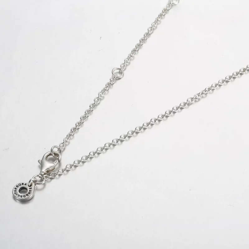 (afbeelding voor) Pandora Signature Pavé & Kralen Hanger & Ketting - 392308C01 - Bekijken 4