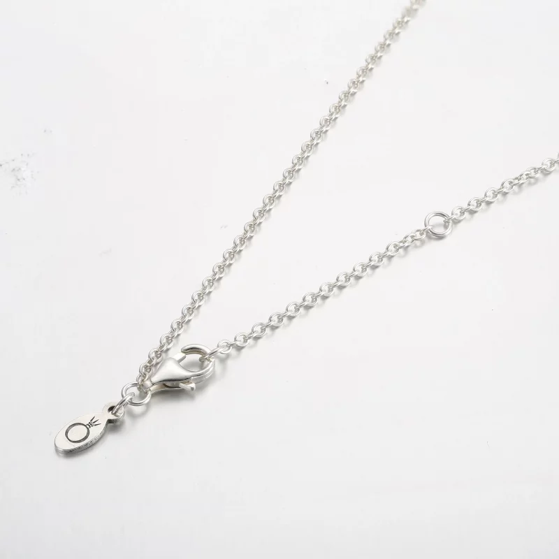 (afbeelding voor) Pandora Signature Logo Pavé & Kralen Hanger & Ketting - 392311C01 - Bekijken 3
