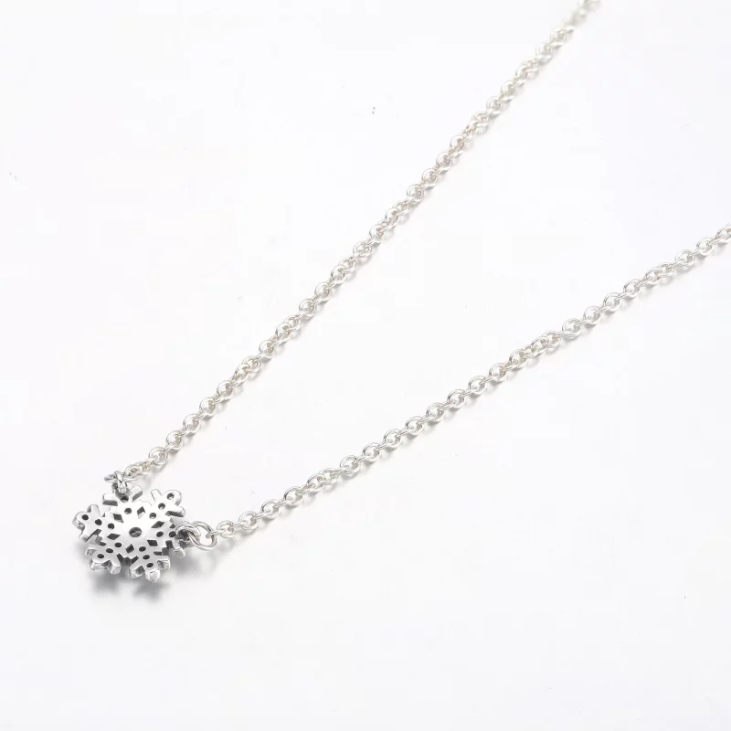 (afbeelding voor) Pandora Sparkling Snowflake Pendant Necklace - 392371C01 - Bekijken 3