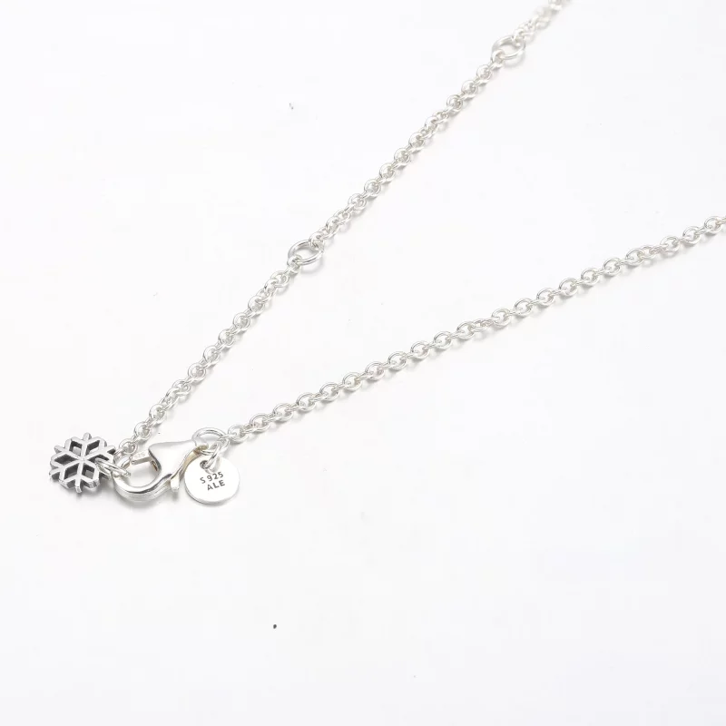 (afbeelding voor) Pandora Sparkling Snowflake Pendant Necklace - 392371C01 - Bekijken 4