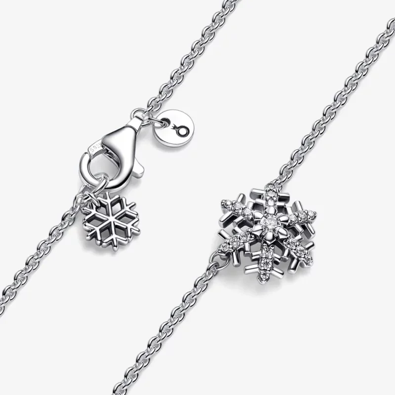 (afbeelding voor) Pandora Sparkling Snowflake Pendant Necklace - 392371C01 - Bekijken 8