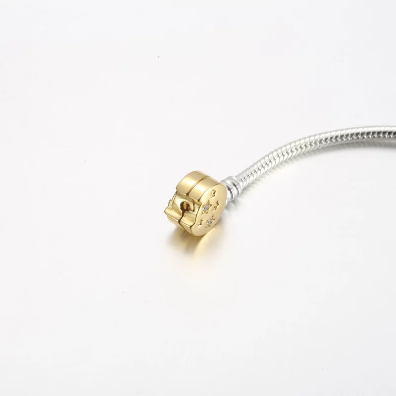 (afbeelding voor) Pandora Moments Vallende Ster Sluiting Slangenketting Armband - 562205C01 - Bekijken 5