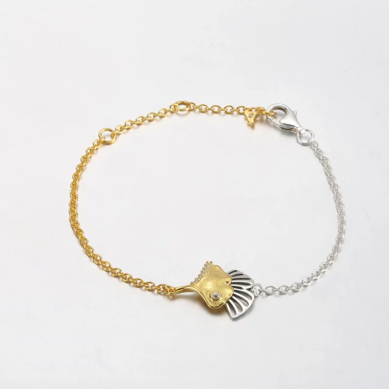 (afbeelding voor) Pandora Ginkgo hanger van sterling zilver en 14 karaats verguld kettingarmband - - Bekijken 2