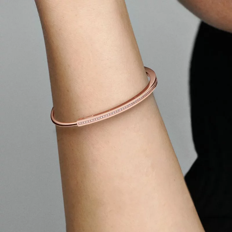 (afbeelding voor) Pandora Signature I-D Pavé Armband - 582313C01 - Bekijken 7