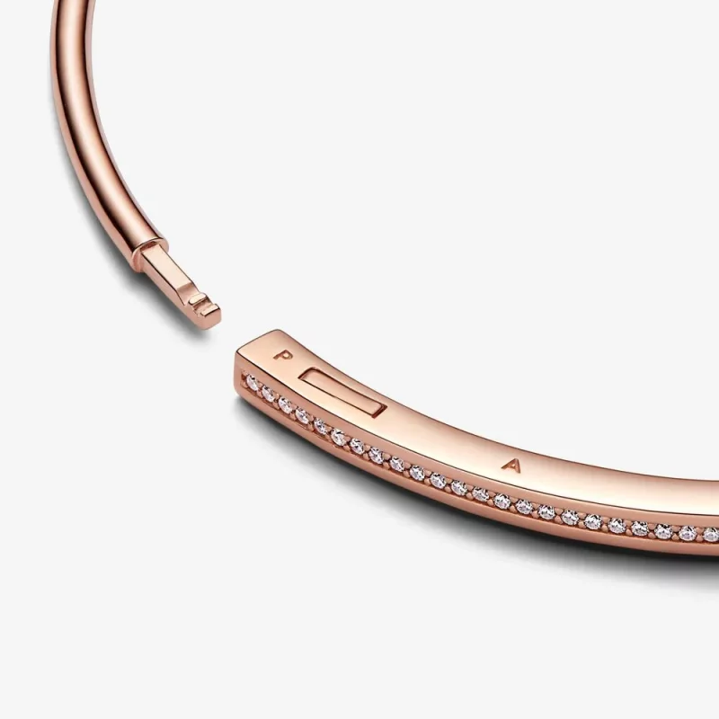 (afbeelding voor) Pandora Signature I-D Pavé Armband - 582313C01 - Bekijken 8
