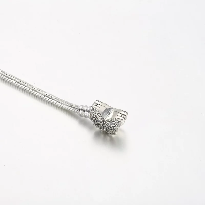 (afbeelding voor) Pandora Moments Vlindersluiting Slangenkettinkje Armband - 590782C01 - Bekijken 5