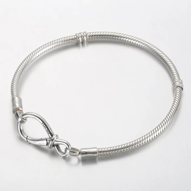 (afbeelding voor) Pandora Moments Oneindigheidsknoop Slangenketting Armband - 590792C00 - Bekijken 2