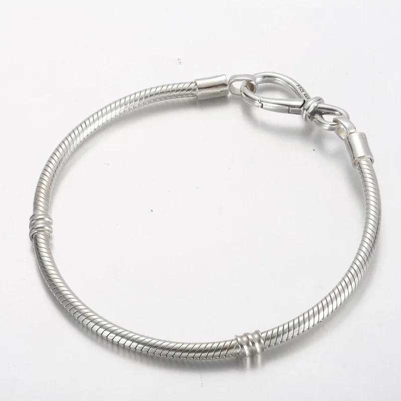 (afbeelding voor) Pandora Moments Oneindigheidsknoop Slangenketting Armband - 590792C00 - Bekijken 3