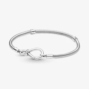 (afbeelding voor) Pandora Moments Oneindigheidsknoop Slangenketting Armband - 590792C00