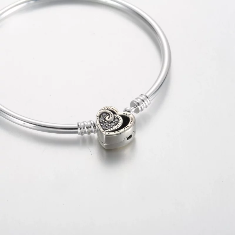 (afbeelding voor) Pandora Moments Entwined Infinite Hearts Sluiting Armband - 591064C01 - Bekijken 5
