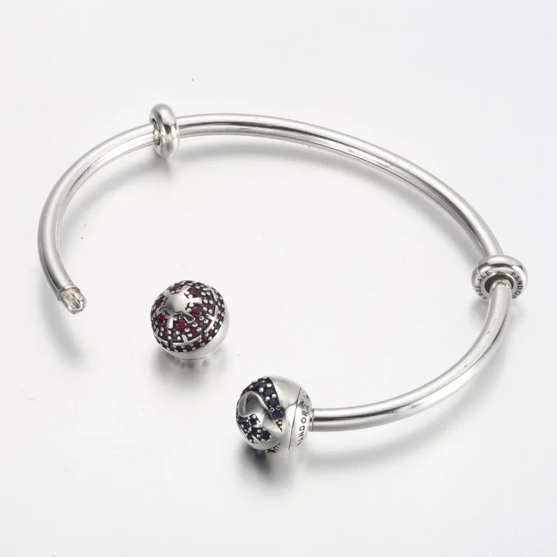 (afbeelding voor) Pandora Moments Star Wars™ Licht & Duistere Kant Logo Open Armband - 591139C01 - Bekijken 4